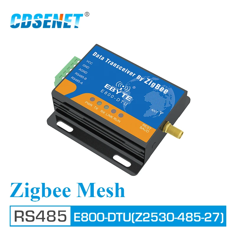 Модуль Zigbee CC2530 RS485 2 4 ГГц 500 МВт сетчатая сеть CDSENET Ad Hoc приемопередатчик