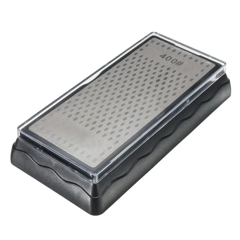 

Sharpener Double-Sided Diamond Whetstone Knife Sharpening Stone Kitchen Chef Knife 400/1000 Grit Diamond Sharpening Grindstone
