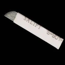 0,25 мм Flex 14 стерильные одноразовые для татуировок ИГЛЫ Перманентный макияж иглы для бровей поставка с Заводской ценой Иглы для татуировки