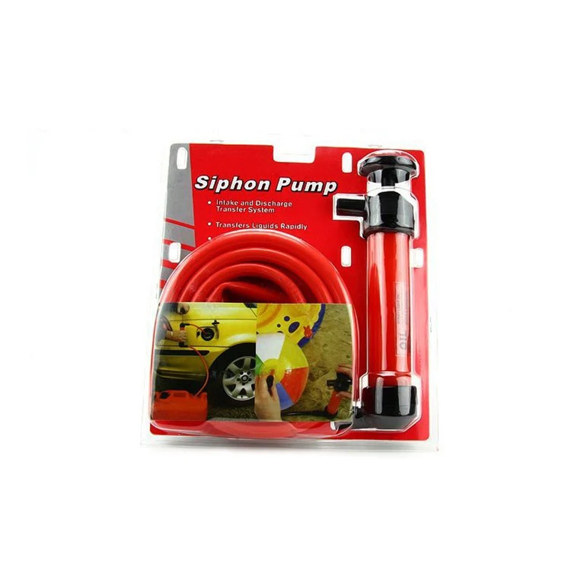 Автостайлинг, портативный автомобильный сифонный шланг, жидкое масло, газ, вода, ручная насосная присоска, пластиковая труба, многофункциональный надувной насос