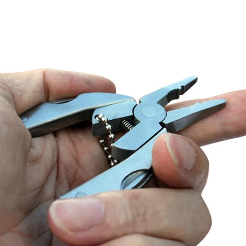 

EDC Tools Travel Kits Portable Stainless Steel Foldaway Knife Keychain Screwdriver Camping Survival Folding Plier New