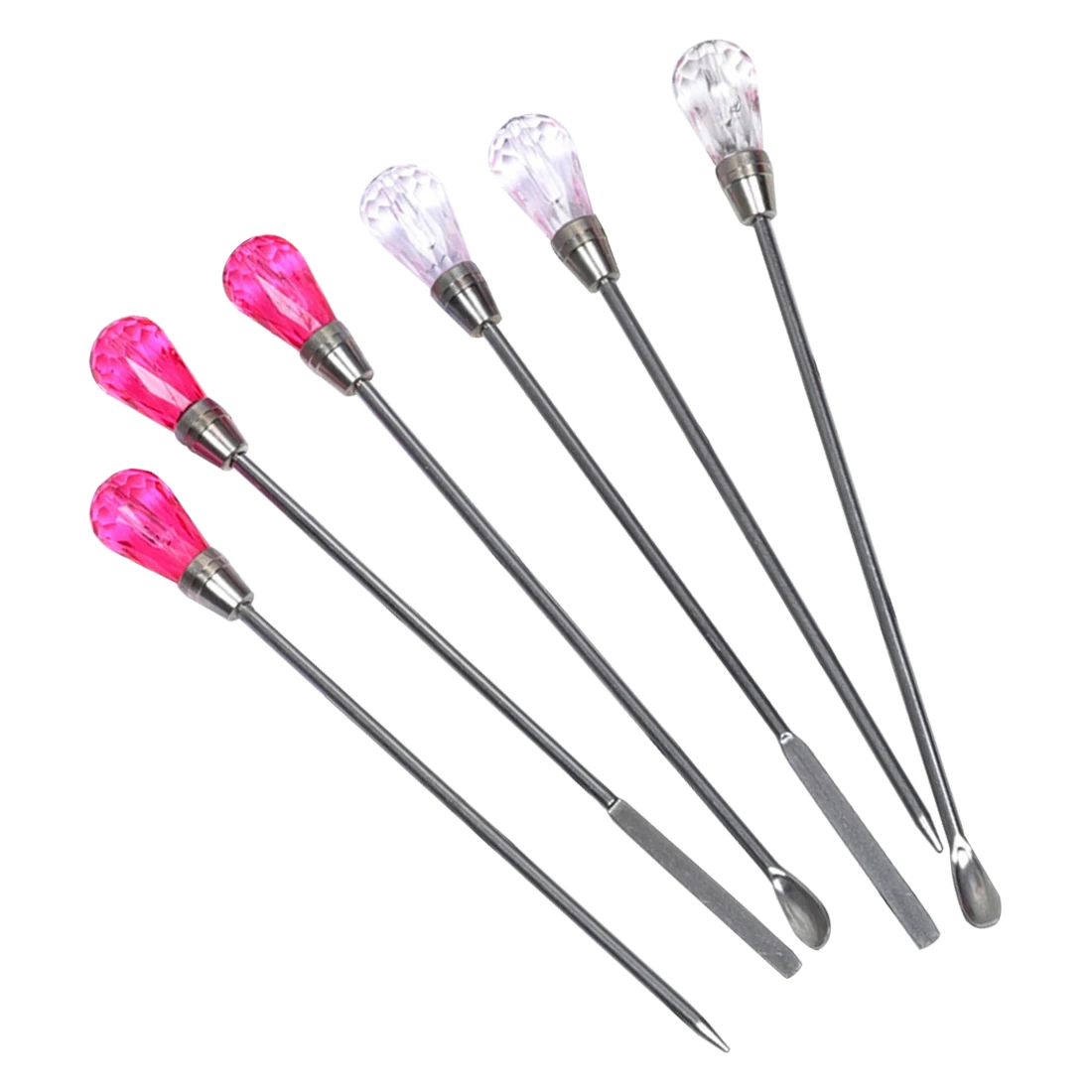 Nail Art Crystal Epoxy UV Glue Tool Nail Pen Mix Nail Polish Stirring