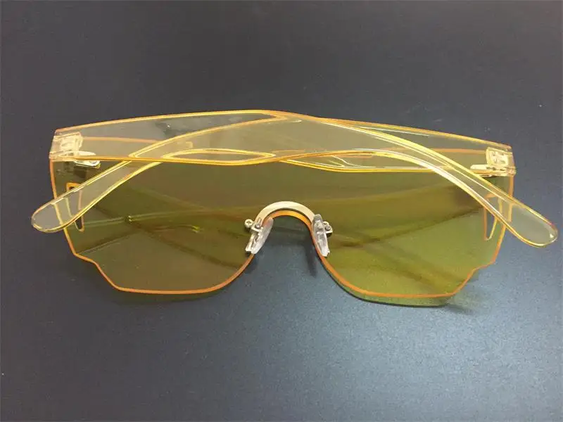 Candy Color Sunglasses Flat Top Rimless Sunglasses HTB1PLF7RpXXXXX0XpXXq6xXFXXXI - Candy Color Sunglasses Flat Top Rimless Sunglasses