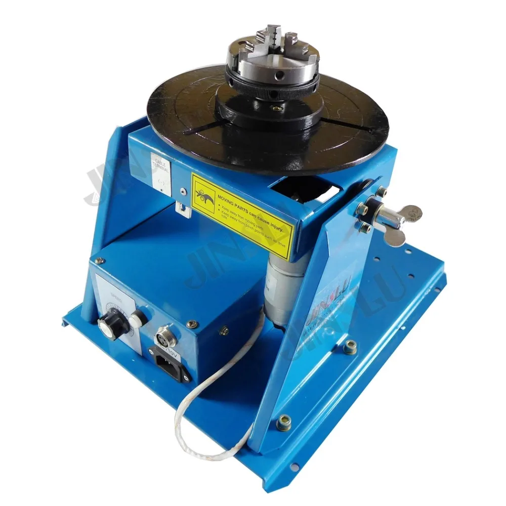 220V 10KG BY 10 Mini Welding Turntable Welder Positioner With 3 Jaws