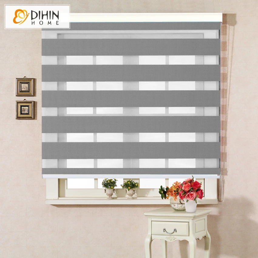 New Arrival High Quality Modern Zebra Blinds Rollor Blind Curtain Half Blackout Curtains Custom Made W100cmxh100cm Blinds Zebra Blackout Blindszebra Blinds Blackout Aliexpress