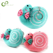 1 adet yeni yaratıcı sevimli yumuşak salyangoz kolye peluş oyuncak çocuklar favori sevimli bebek doğum günü hediyeleri oyuncaklar çocuklar için WYQ