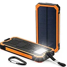 Водонепроницаемое портативное солнечное зарядное устройство 15000 мАч с двумя USB аккумуляторами, Дополнительный внешний аккумулятор, РТ-телефон от минстрада склада