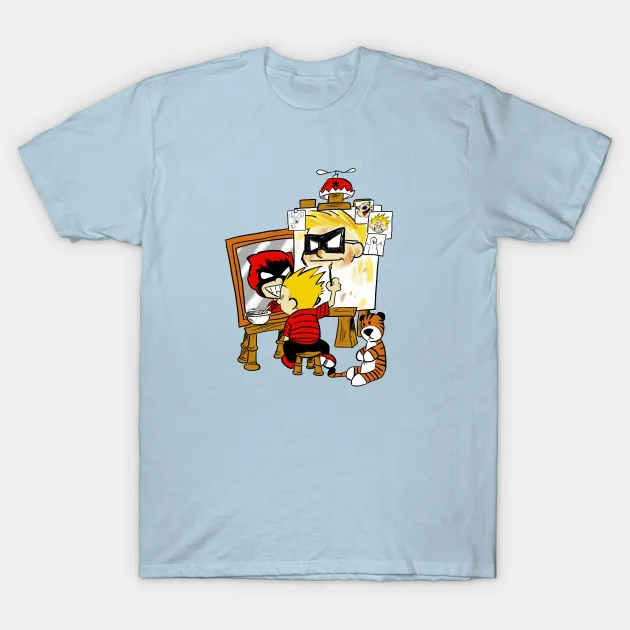 

Spaceman Spiff Self Calvin mens short sleeve plus size 3XL new t shirt man Hip-Hop Top Tees cmt