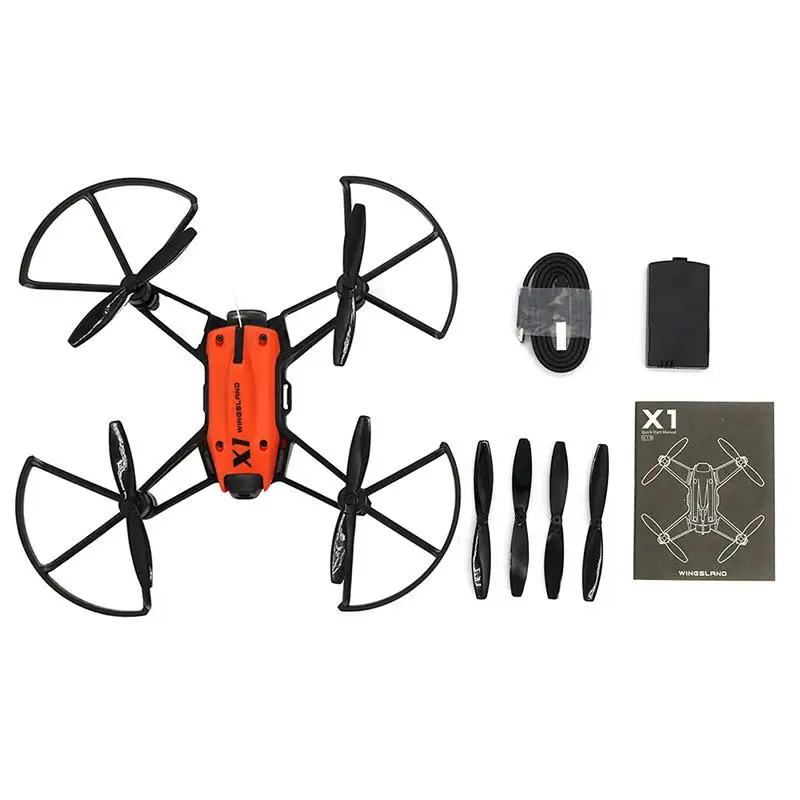 WINGSLAND X1 мини-Дрон интеллигентая(ый) Мини RC гоночная игра игрушечный Дрон с HD Камера дистанционного Управление вертолет Quadcopter Drone