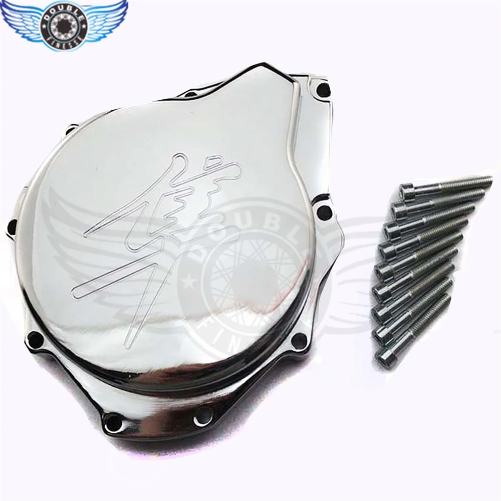 

motorcycle engine covers Chrome Stator Engine Covers For SUZUKI GSXR1300 HAYABUSA 1999 2000 2001 2002 2003 2004 2005 2006 2007