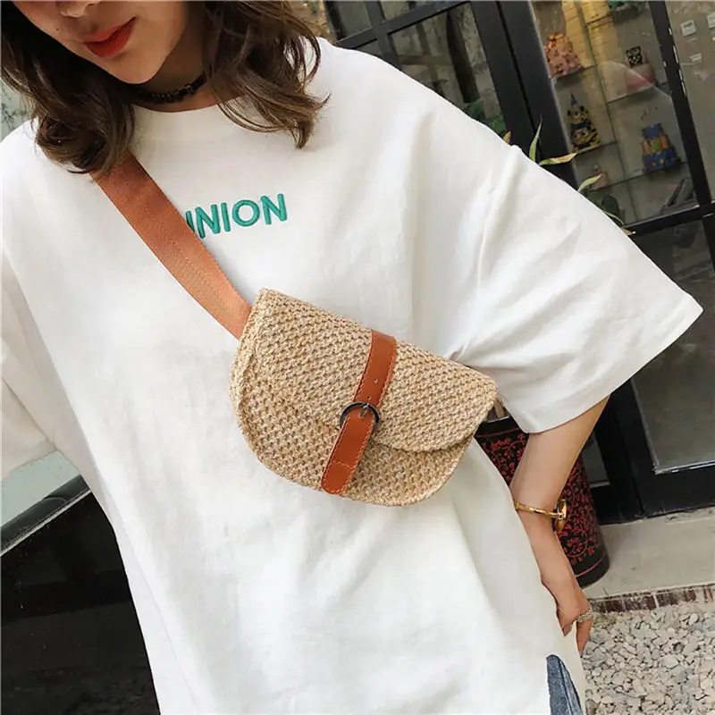 Straw Adjustable Shoulder Strap Crossbody Bag for Women 2019 Messenger Bags women's bag bolsa feminina sac a main 40AP1605