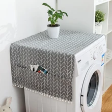 Geometric Refrigerator Cloth Single Door Refrigerator Dust Cover Pastoral Double Open Towel Washing Machine Cover Towel 1pcs Geometric Refrigerator Cloth Single Door Refrigerator Dust Cover Pastoral Double Open Towel Washing Machine Cover Towel 1pcs