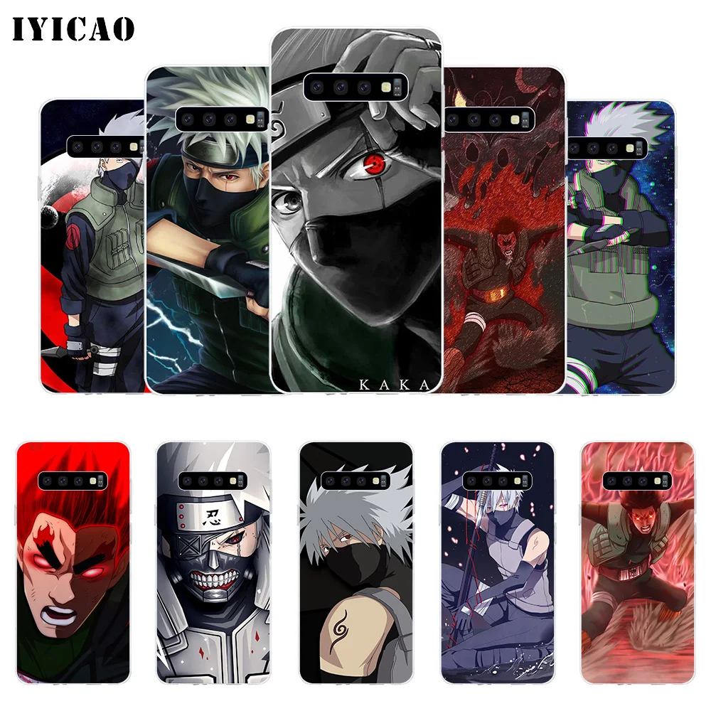 IYICAO Naruto Kakashi Guy Мягкий силиконовый чехол для телефона Samsung Galaxy S10e S10 S9 S8 Plus S7 Edge TPU |