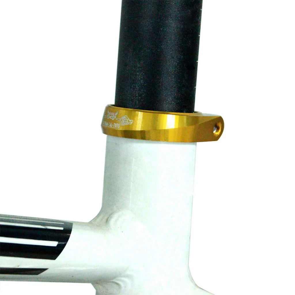 Ultralight Replacement SeatPost Clamp Mountain Road Bike Seat Post Tube Clip Bicycle Part 34.9 mm Black Red Blue Golden