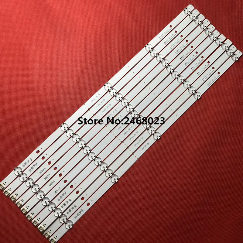 

New 5set=10 PCS 5LEDs 590mm LED strip for LG 32LH510B 32LH51_HD S SSC_32INCH_HD LGE_WICOP_SVL320AL5 Innotek direct 32inch CSP