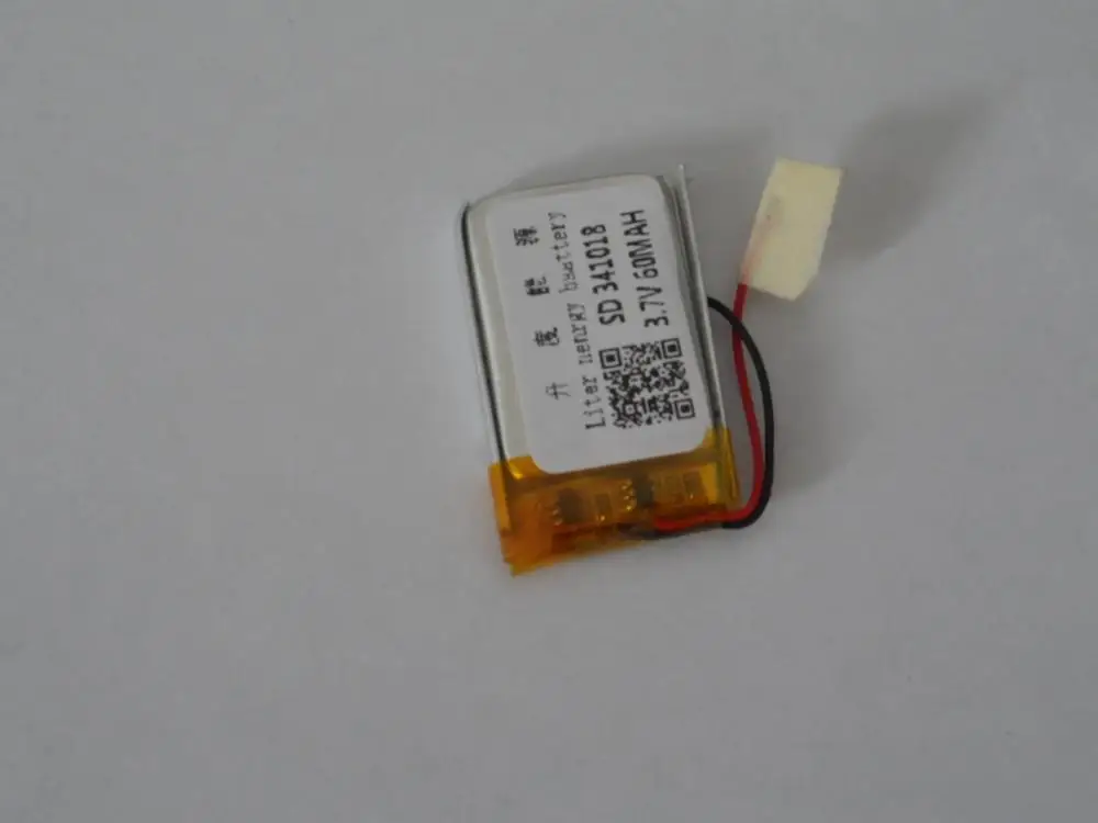 

3.7V lithium polymer battery 341018 small toy Bluetooth Speaker LED DIY DIY boxes 60MAH