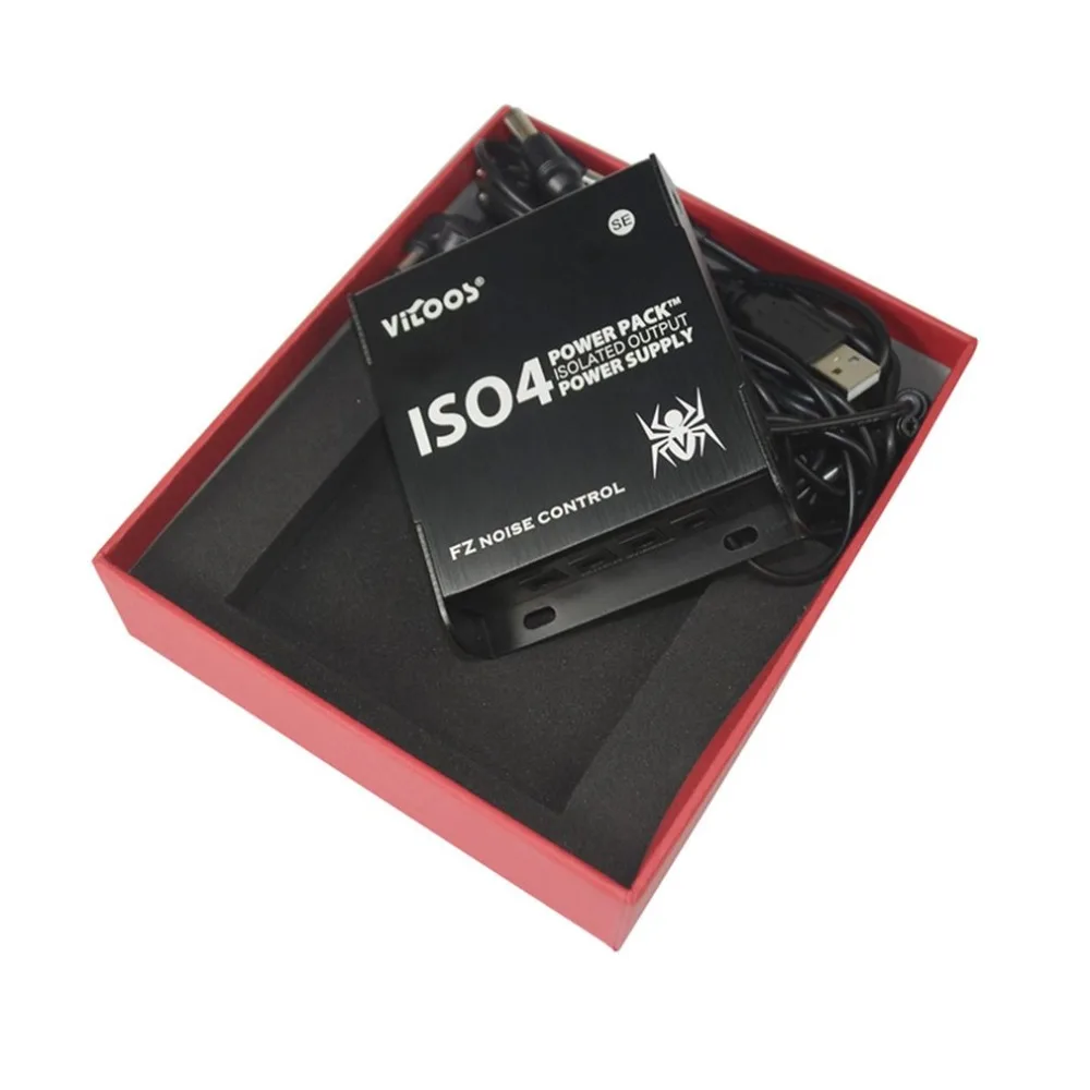 Vitoos ISO4-SE Power Pack Isolated Output Power Supply Guitar Effects Power Supply 4pcs DC Cables for Guitar Pedals Vitoos ISO4-SE Power Pack Isolated Output Power Supply Guitar Effects Power Supply 4pcs DC Cables for Guitar Pedals