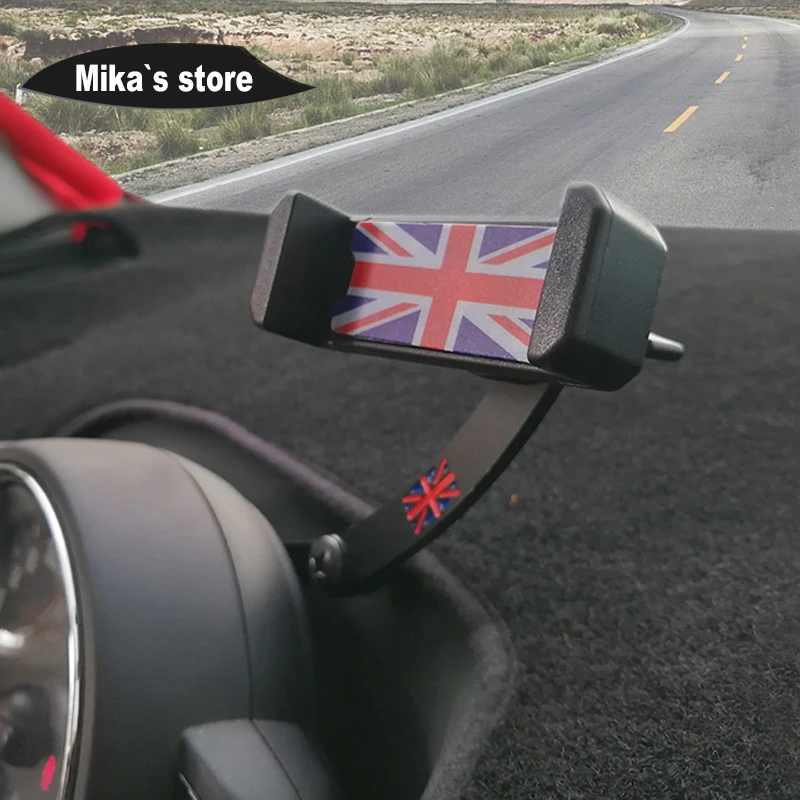 Автомобильный держатель для смартфона сотового телефона поворотный складной mini