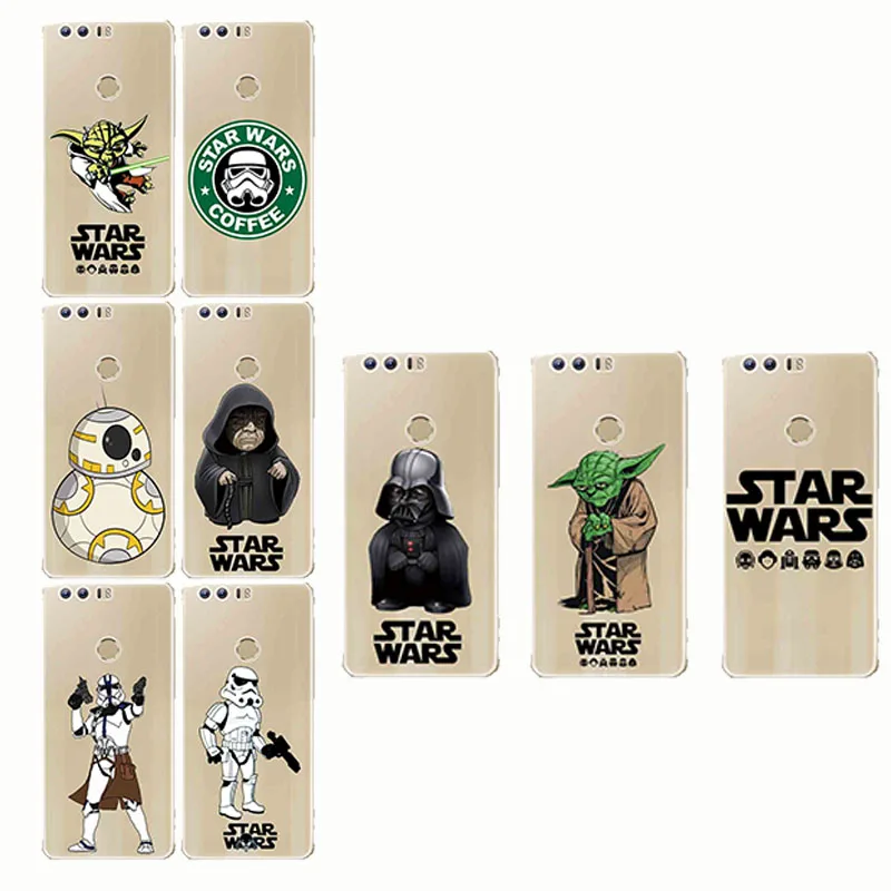 

Star Wars R2D2 BB8 Stormtrooper Coffee Darth Vader Phone Soft Capinha Cover for huawei Honor 9 9 lite 10 10 lite 8 8 lite