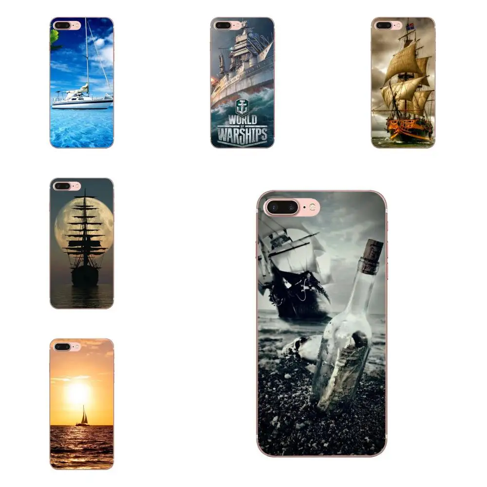 Корабль луна океан Закат для Huawei Honor 4C 5A 5C 5X6 6C 6A 6X7 7X8 9 V8 V10 Y3II Y5II Y6II G8 P7 Play