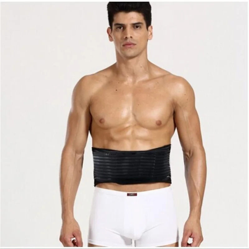 

Adjustable Self-heating Tourmaline Magnetic Belt Lumbar Support Brace Double Banded Waist Message Belt Relive Pain In Low Back