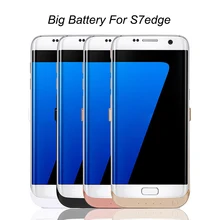 Для samsung S7edge внешний power bank пакет Зарядное устройство запасная крышка для S7 Батарея чехол 2A Быстрая зарядка