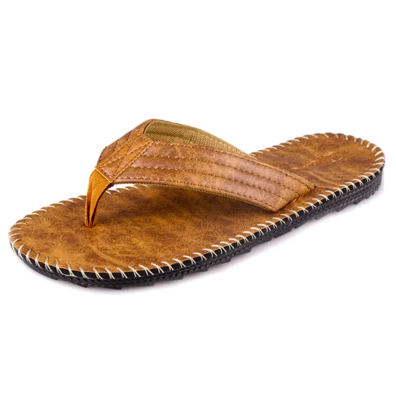 Летние Пляжные Шлепанцы; мужские Вьетнамки; высококачественные пляжные сандалии; zapatos hombre; повседневная обувь