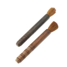 Одна штука 17x1,8x1,8 см деревянный чай S чай k Чистящая Щетка для чайника ручка для мытья зазора цена кунг-фу чай аксессуары Чага черное дерево