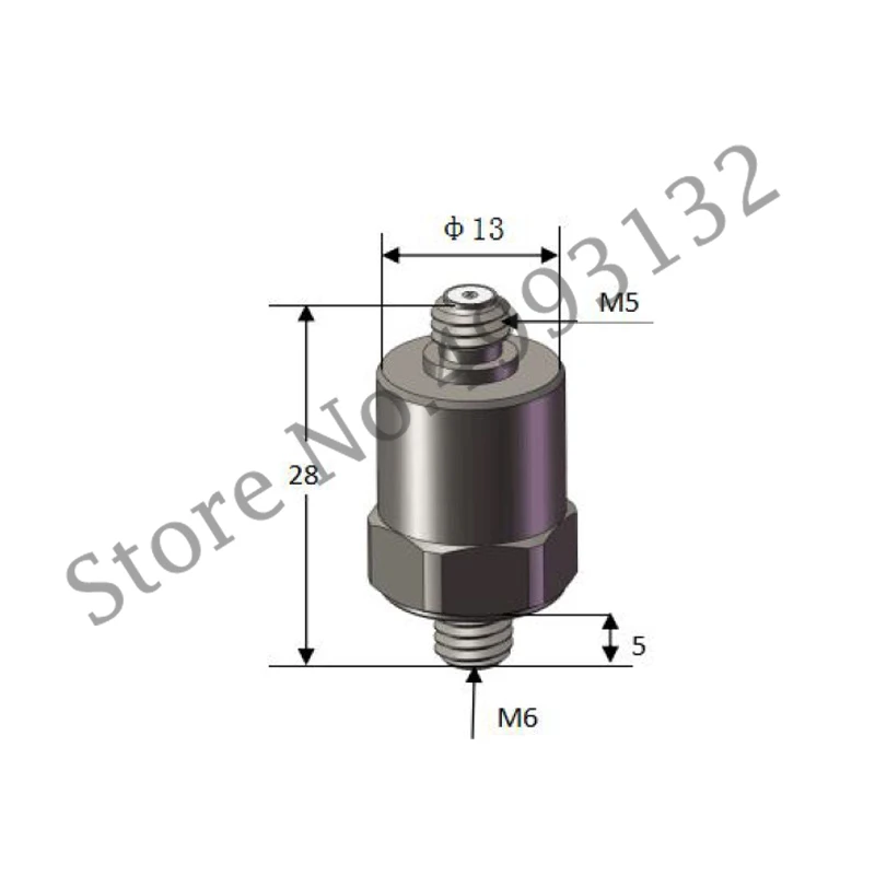 HG-A12G02 пьезоэлектрический акселерометр PE тип удара