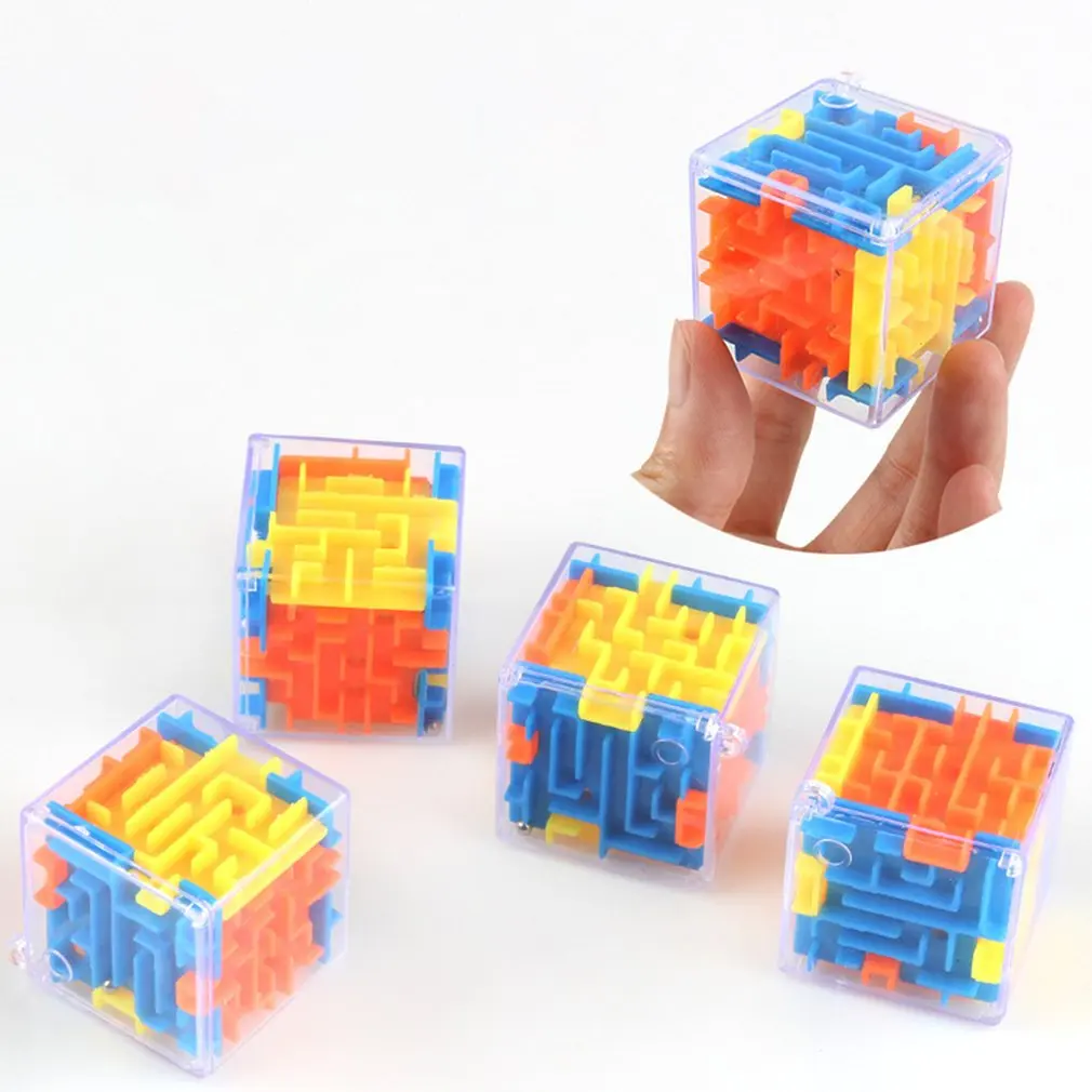3D Maze Magic Cube Puzzle Speed Game Toys Baby Labyrinth Puzzle Funny Intelligence Educational Toys Portable Kid Christmas Gifts
