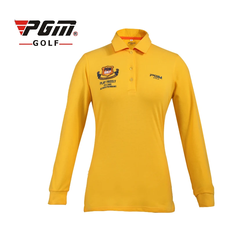PGM New Golf T Shirts For Women Long Sleeve Breathable Sports T Shirt