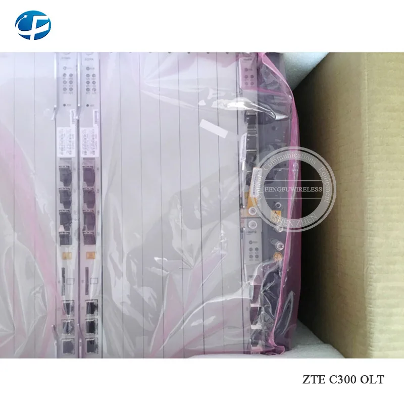 Высокое качество C300 OLT с 2* GUFQ1G Uplink Board+ 2* SCXM плата управления+ 2* PRWG плата питания+ 2* SFP и другие аксессуары