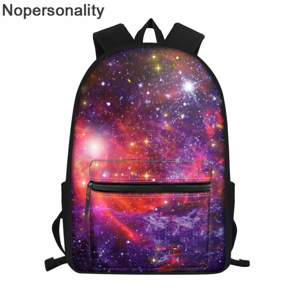 Рюкзак Nopersonality Galaxy Space Star для подростков девочек мальчиков Уникальный Детский рюкзак студенческий рюкзак детский многоцветной рюкзак