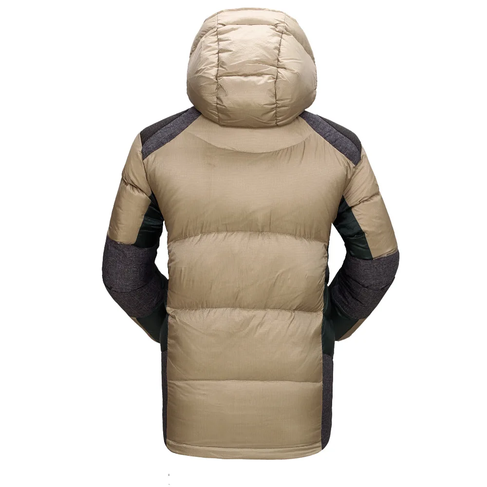 GRAIL уличная Тяжелая пуховая куртка, лыжный костюм для мужчин, зимняя спортивная горная куртка, ветронепроницаемая, водоотталкивающая, дышащая, 6525A