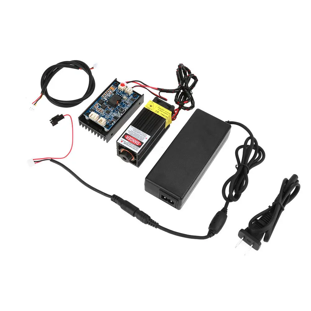 15W Laser Head laser module 450nm Blu-ray Laser Engraving machine DIY Cutting Tool Woodworking Machinery Parts with TTL PWM %