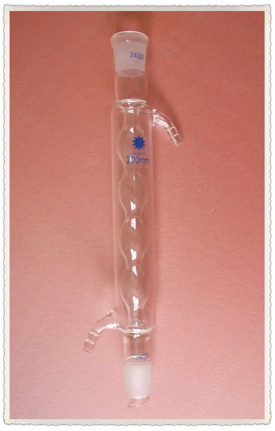 24/29,200mm,Glass Allihn Condenser,Ball Shape Heat Exchanger,Lab Glasswarein Laboratory