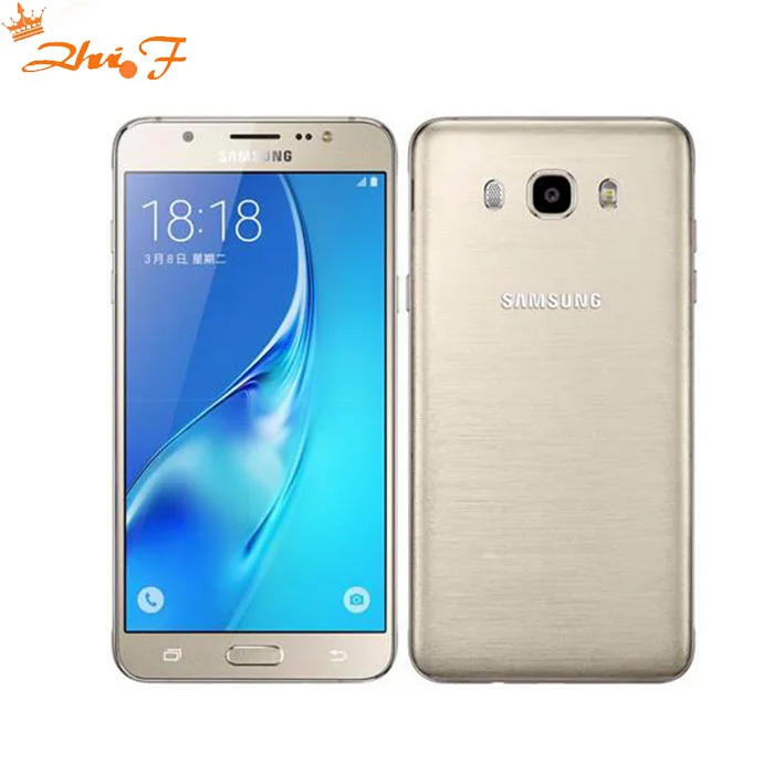 Оригинальный смартфон Samsung Galaxy J7 j7108 (2016 дюйма) 16 Гб ПЗУ 3 ГБ ОЗУ поддержка двух Sim
