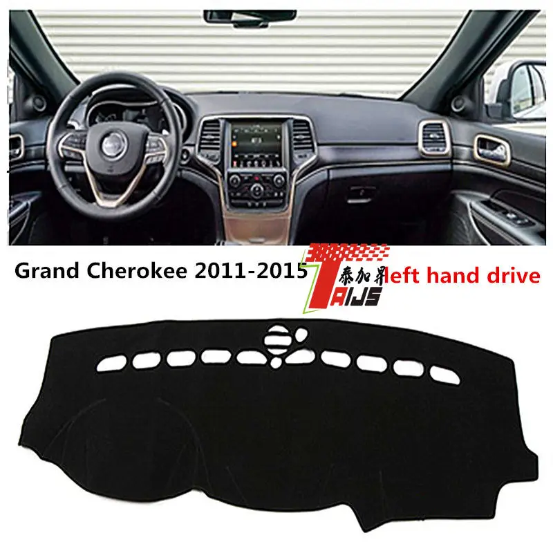 TAIJS 2011 2015 left hand drive simple style car dashboard mat cover