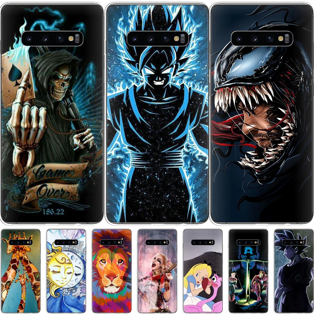 

Case For Samsung Galaxy S10 Plus Case Soft Silicone Phone Back Protector Cover Fundas For Samsung S10 S10e Case Coque Capas