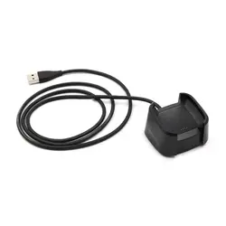 Для Fitbit Versa зарядное устройство, Замена зарядного устройства USB кабель Шнур зарядное устройство Колыбель адаптер док-станции зажим для Fitbit