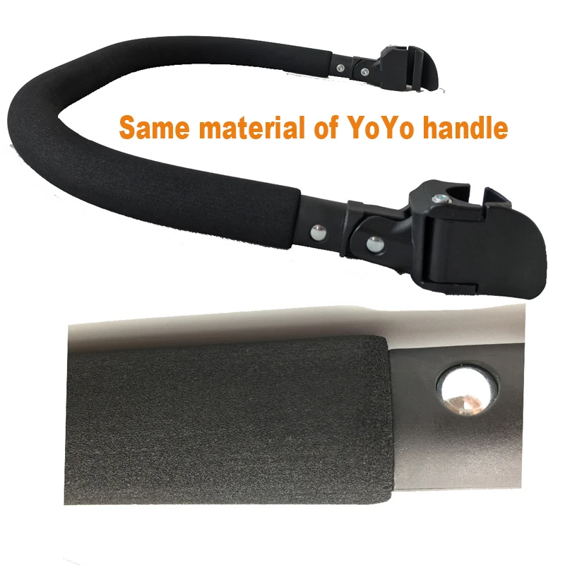 MomTan&reg; Baby Stroller Accessories PU leather or EVA handrest Bumper Bar for Yoya Babyzen Yoyo Yuyu Bee 3 Bee 5 handrail Armrest stroller accessories