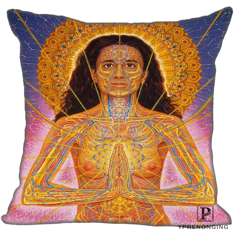 Best Custom Alex Grey Blessing (2) Наволочка на подушку спальня домашний квадратный наволочка