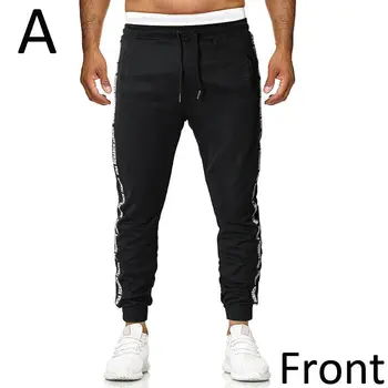 

Mens Slim Fit Tracksuit Sport Gym Skinny Jogging Joggers Sweat Pants Trousers gym wear man casual sports pants