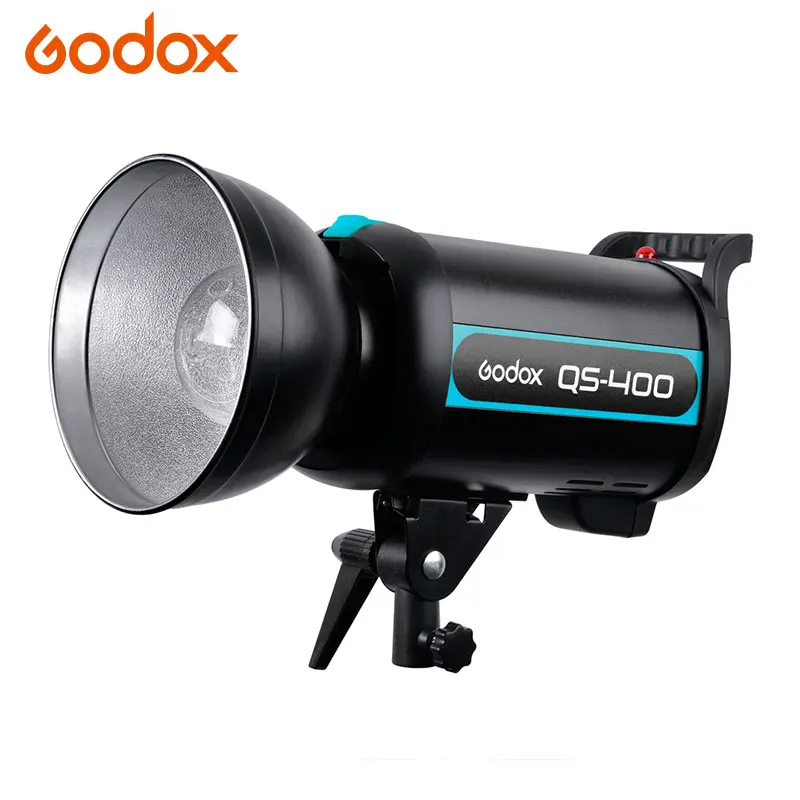 

Godox Studio Flash QS400 Professional SK Series 220V/110V Power Max 400WS GN65 with LED Light Lamp + Standard Reflector