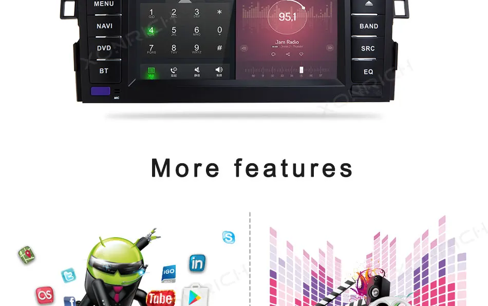 Sale Autoradio 2 Din Android 8.0 Car DVD Player For Toyota Auris Toyota Corolla Altis 2012 2013 GPS Navigation Multimedia Stereo Wifi 19