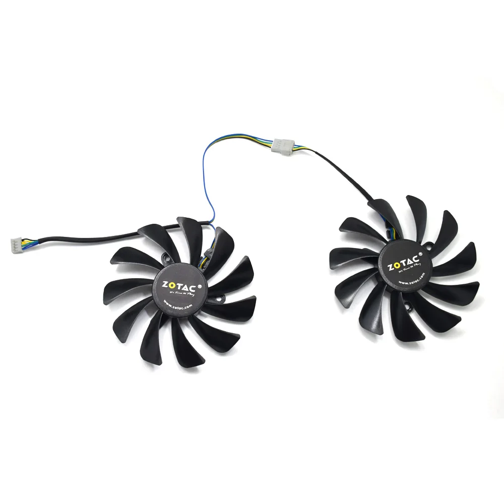 Новый 95 мм 42 4PIN GTX 1080 Ti AMP охлаждающий вентилятор GPU для ZOTAC GeForce Edition ZT P10810D 10P кулер