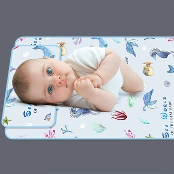 

Baby changing pads covers Baby Ice Silk Insulation Pad Newborn Breathable Baby Bed Insulation Pad Children Kindergarten Mattress