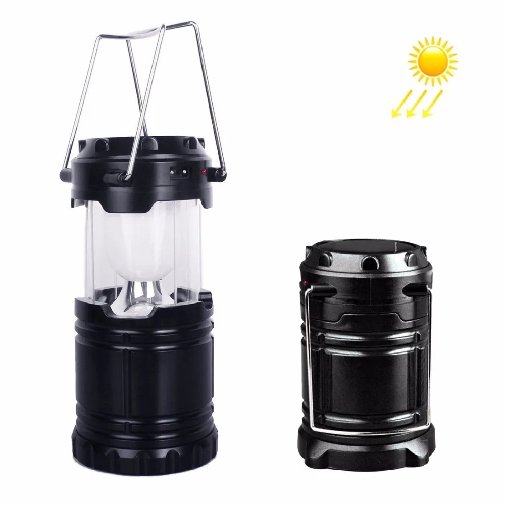 12W Rechargeable Lantern solar Lamp Camping Light Outdoor Lighting