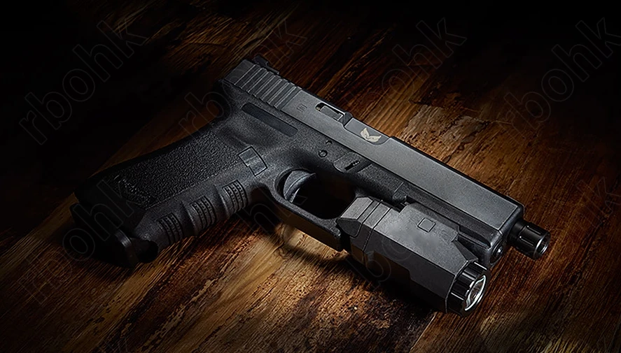 

Tactical AR 15 GLOCK Weapon Pistol APL light for picatinny rail mount Left Right button switch hunting shooting BK M2087