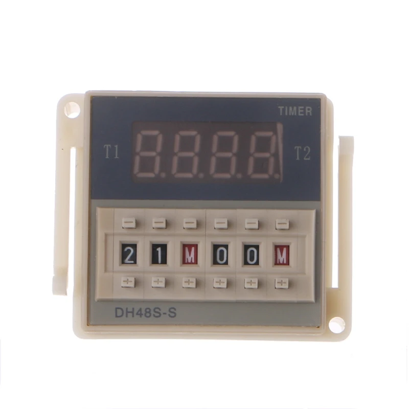 

High quality 2018 New AC/DC 12/24V Multifunction Digital Timer Relay On Delay 8 Pins SPDT DH48S-S Repeat Cycle Circuit Breakers